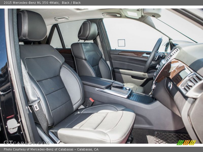 Black / Black 2015 Mercedes-Benz ML 350 4Matic