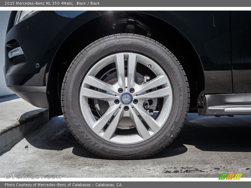 Black / Black 2015 Mercedes-Benz ML 350 4Matic