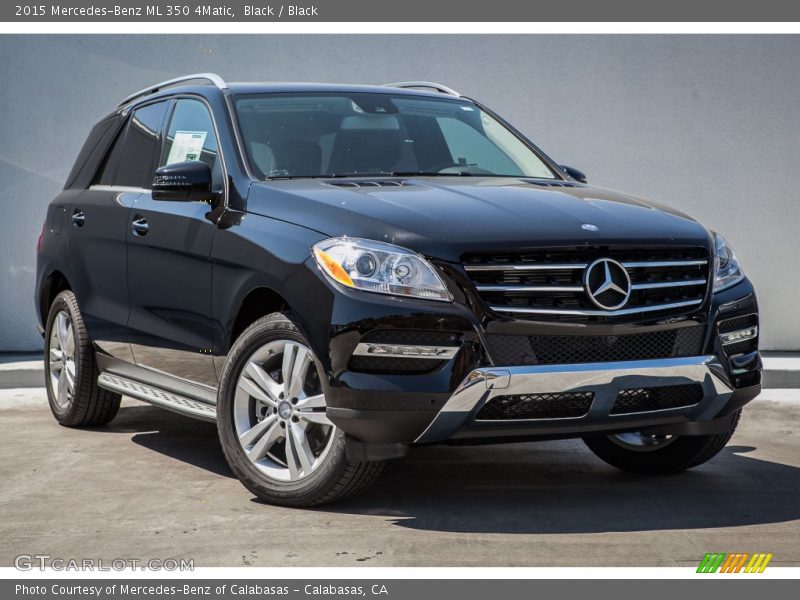 Black / Black 2015 Mercedes-Benz ML 350 4Matic