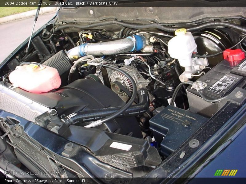 Black / Dark Slate Gray 2004 Dodge Ram 1500 ST Quad Cab