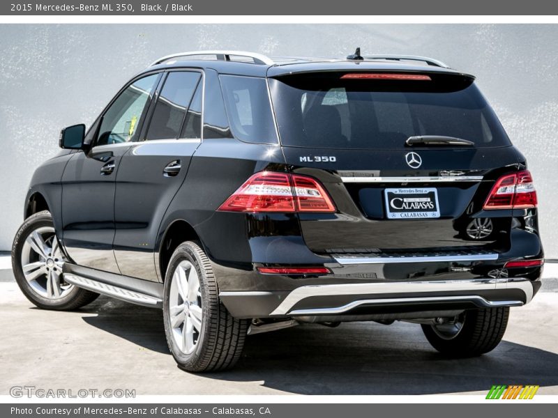 Black / Black 2015 Mercedes-Benz ML 350