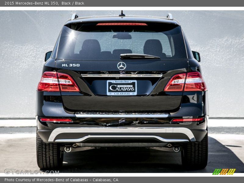 Black / Black 2015 Mercedes-Benz ML 350