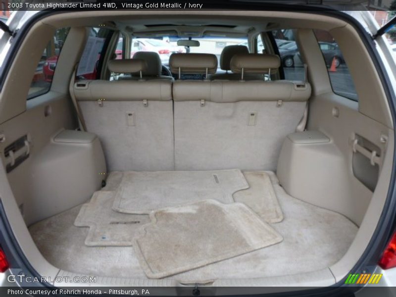 Vintage Gold Metallic / Ivory 2003 Toyota Highlander Limited 4WD
