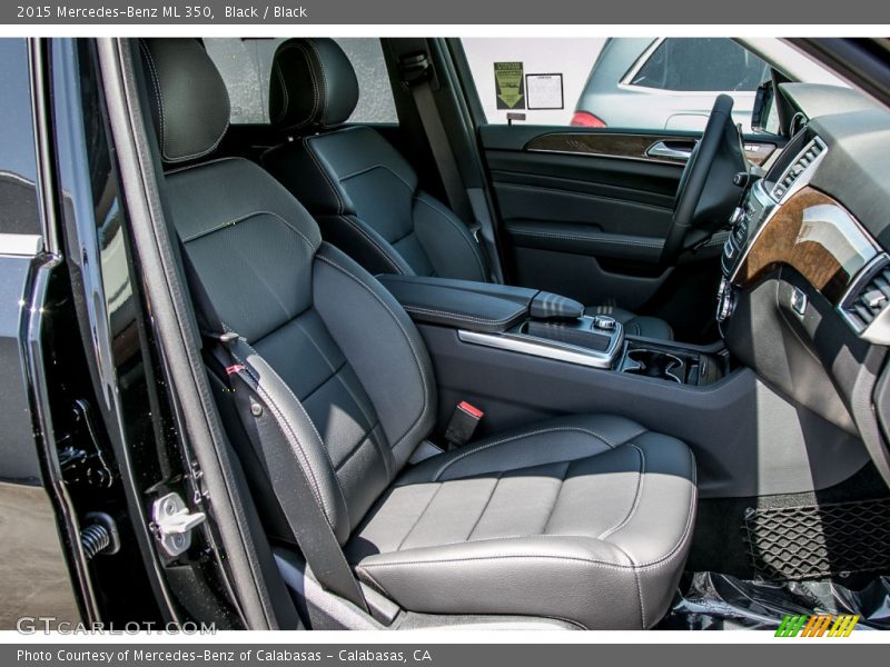Black / Black 2015 Mercedes-Benz ML 350