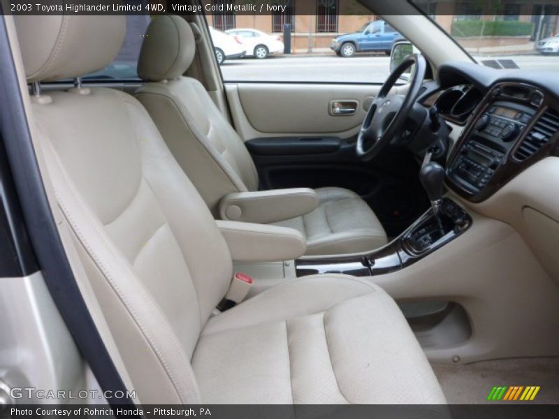Vintage Gold Metallic / Ivory 2003 Toyota Highlander Limited 4WD