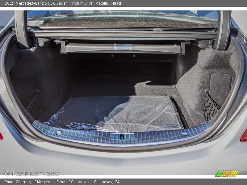 Iridium Silver Metallic / Black 2015 Mercedes-Benz S 550 Sedan