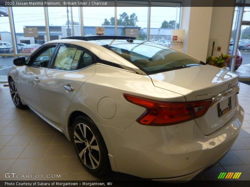 Brilliant Silver / Charcoal 2016 Nissan Maxima Platinum