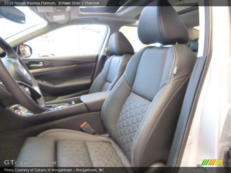  2016 Maxima Platinum Charcoal Interior