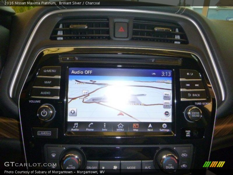 Brilliant Silver / Charcoal 2016 Nissan Maxima Platinum