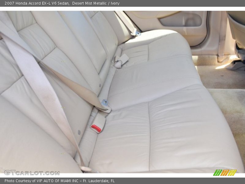 Desert Mist Metallic / Ivory 2007 Honda Accord EX-L V6 Sedan