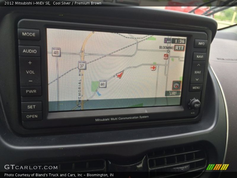 Navigation of 2012 i-MiEV SE
