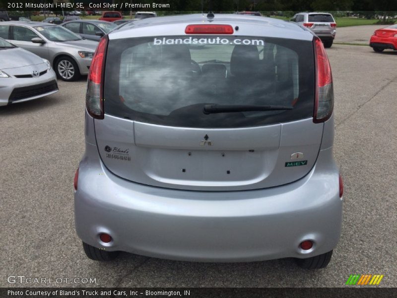 Cool Silver / Premium Brown 2012 Mitsubishi i-MiEV SE