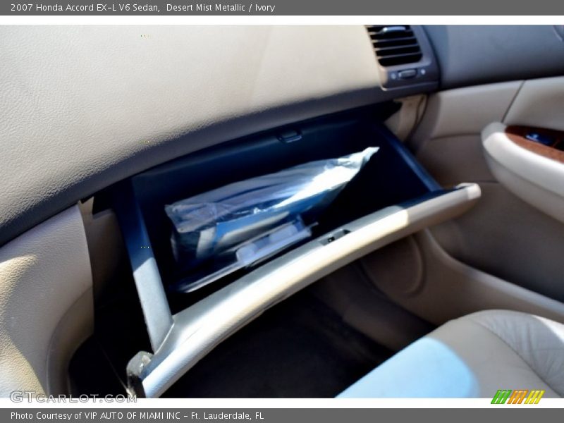 Desert Mist Metallic / Ivory 2007 Honda Accord EX-L V6 Sedan