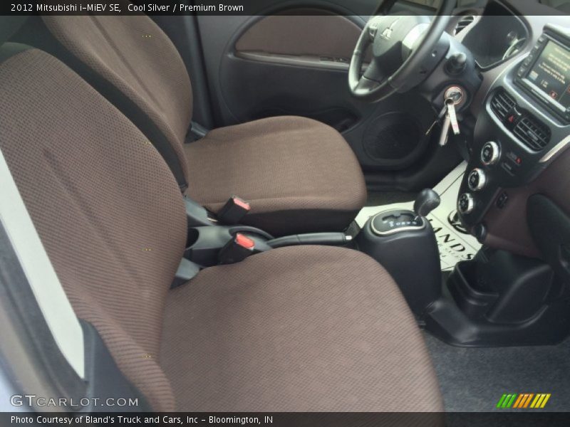 Cool Silver / Premium Brown 2012 Mitsubishi i-MiEV SE