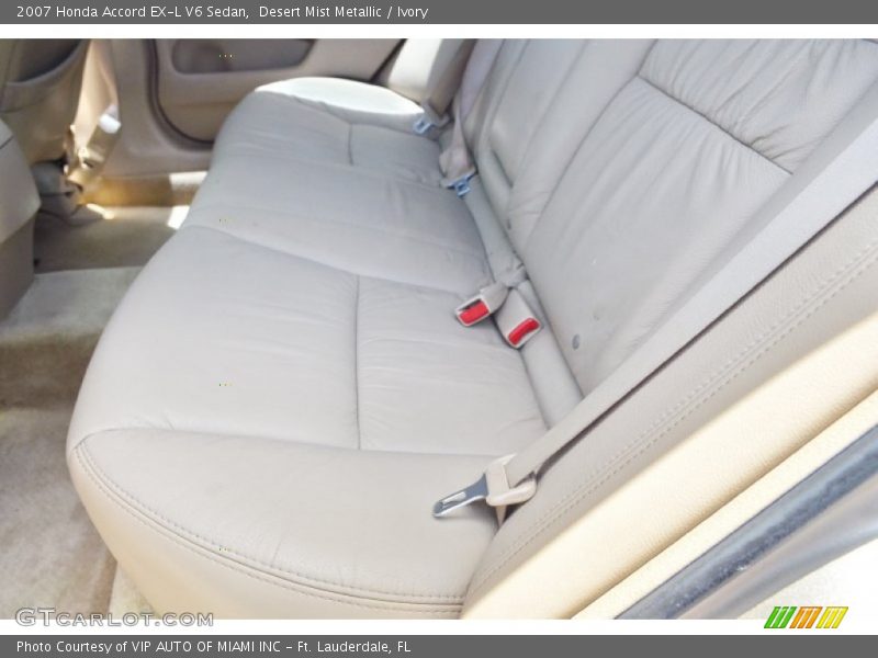 Desert Mist Metallic / Ivory 2007 Honda Accord EX-L V6 Sedan