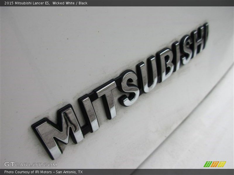Wicked White / Black 2015 Mitsubishi Lancer ES
