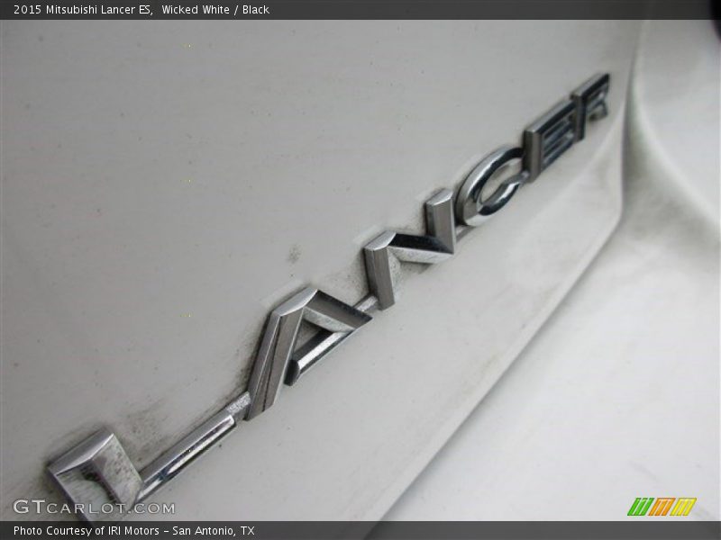 Wicked White / Black 2015 Mitsubishi Lancer ES