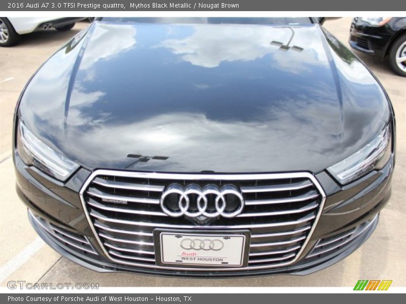 Mythos Black Metallic / Nougat Brown 2016 Audi A7 3.0 TFSI Prestige quattro
