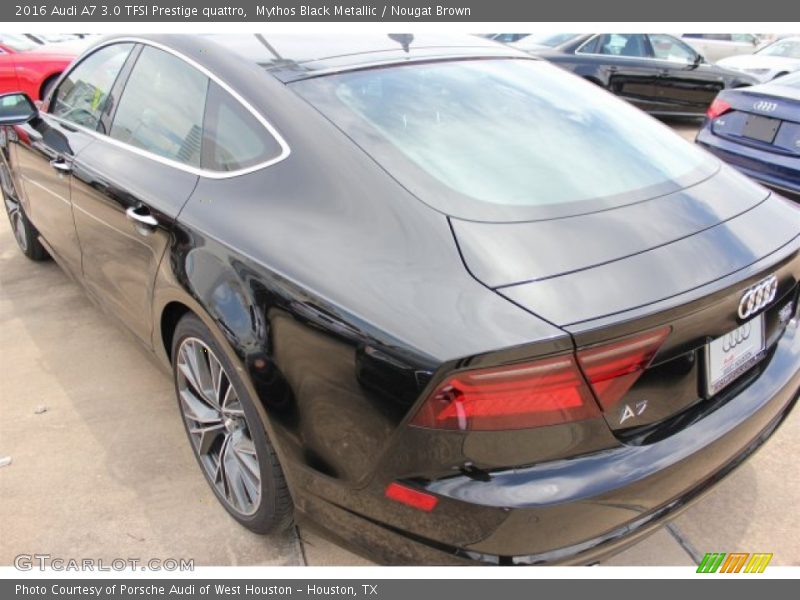 Mythos Black Metallic / Nougat Brown 2016 Audi A7 3.0 TFSI Prestige quattro