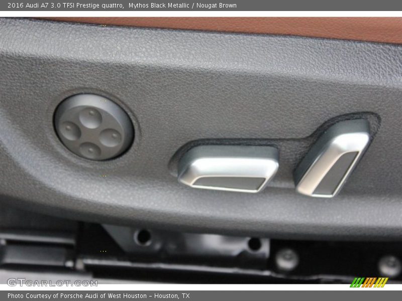 Mythos Black Metallic / Nougat Brown 2016 Audi A7 3.0 TFSI Prestige quattro