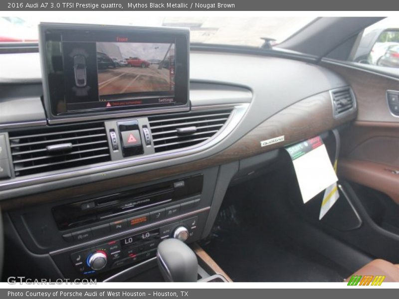 Mythos Black Metallic / Nougat Brown 2016 Audi A7 3.0 TFSI Prestige quattro