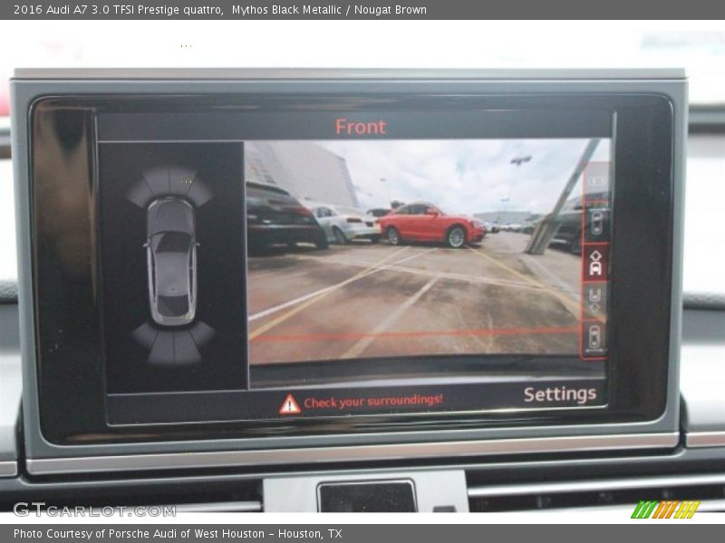 Mythos Black Metallic / Nougat Brown 2016 Audi A7 3.0 TFSI Prestige quattro