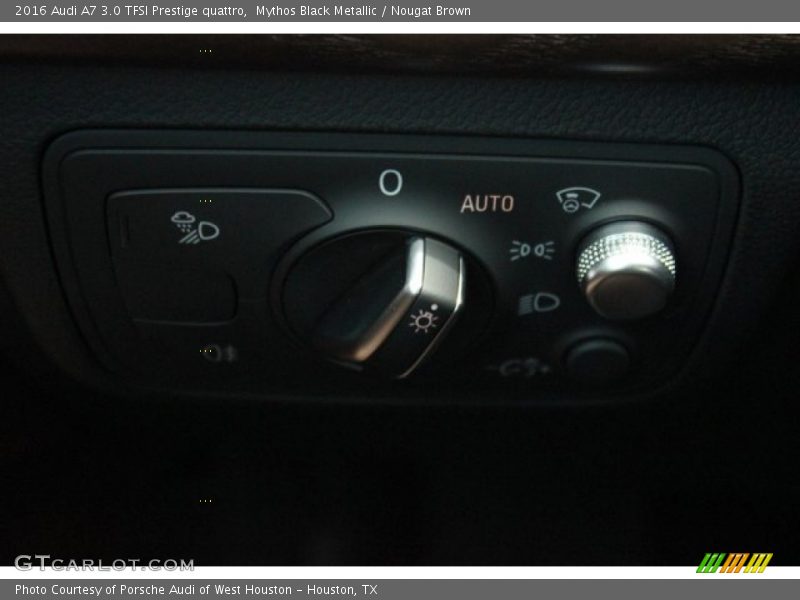 Mythos Black Metallic / Nougat Brown 2016 Audi A7 3.0 TFSI Prestige quattro