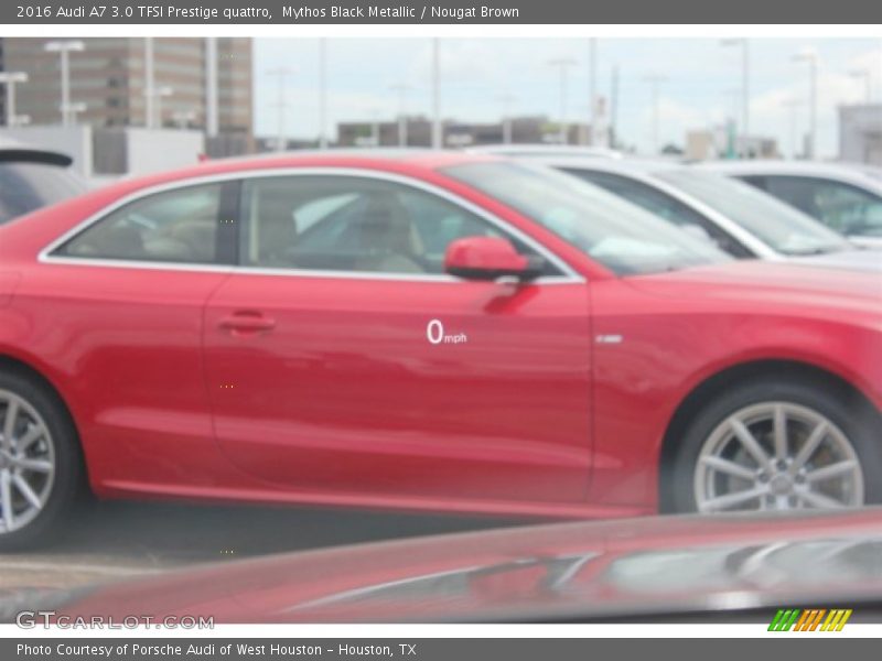 Mythos Black Metallic / Nougat Brown 2016 Audi A7 3.0 TFSI Prestige quattro