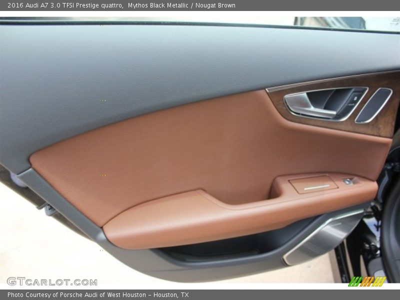 Mythos Black Metallic / Nougat Brown 2016 Audi A7 3.0 TFSI Prestige quattro