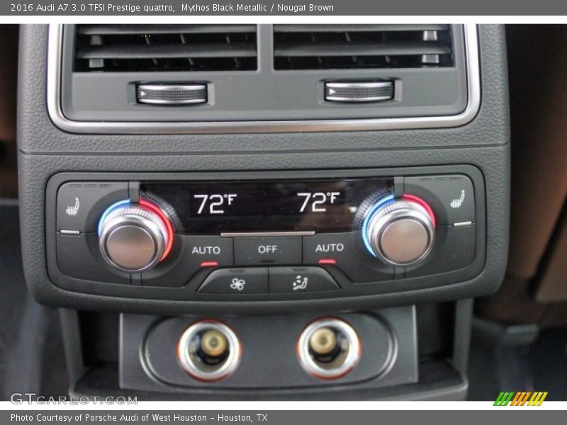 Mythos Black Metallic / Nougat Brown 2016 Audi A7 3.0 TFSI Prestige quattro