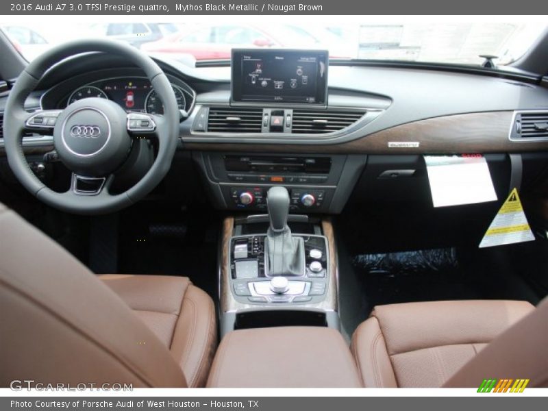 Mythos Black Metallic / Nougat Brown 2016 Audi A7 3.0 TFSI Prestige quattro
