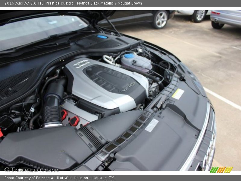 Mythos Black Metallic / Nougat Brown 2016 Audi A7 3.0 TFSI Prestige quattro