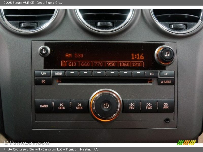 Deep Blue / Gray 2008 Saturn VUE XE