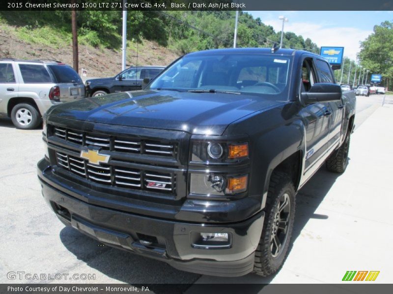 Black / Dark Ash/Jet Black 2015 Chevrolet Silverado 1500 LTZ Z71 Crew Cab 4x4