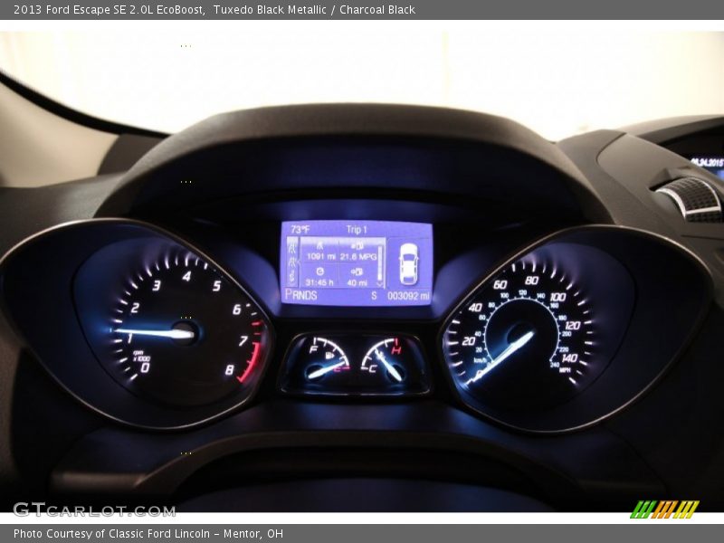 Tuxedo Black Metallic / Charcoal Black 2013 Ford Escape SE 2.0L EcoBoost