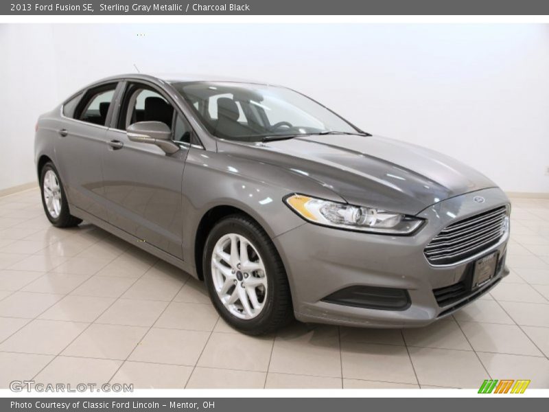 Sterling Gray Metallic / Charcoal Black 2013 Ford Fusion SE
