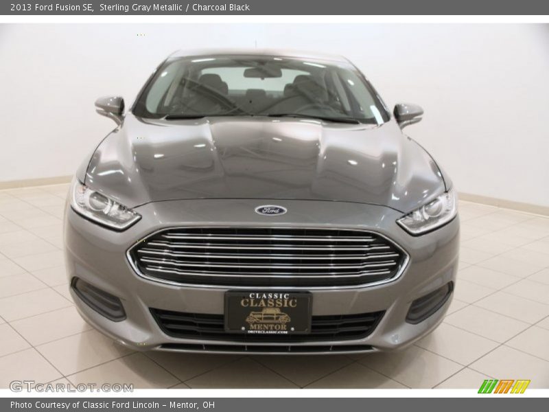 Sterling Gray Metallic / Charcoal Black 2013 Ford Fusion SE