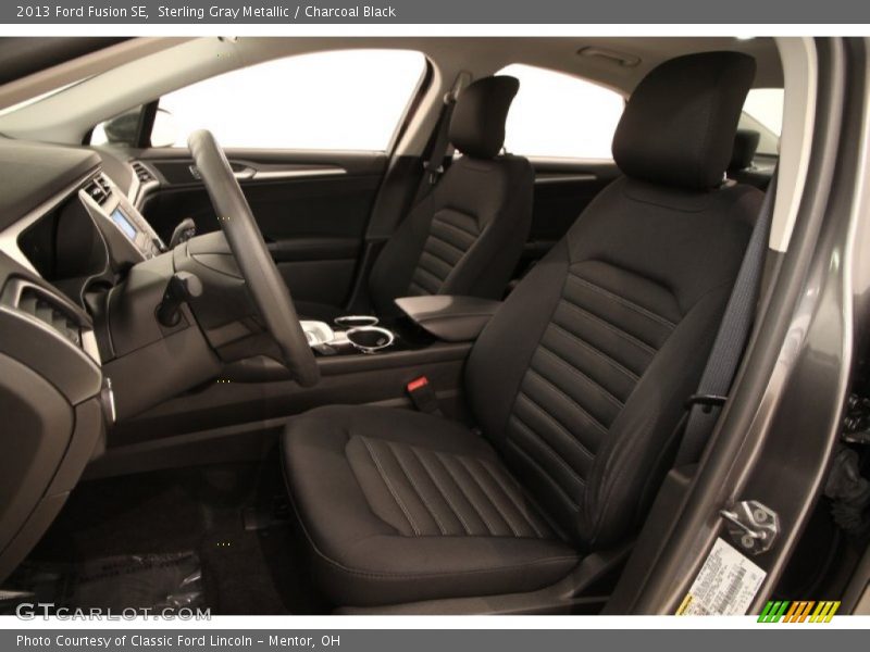Sterling Gray Metallic / Charcoal Black 2013 Ford Fusion SE
