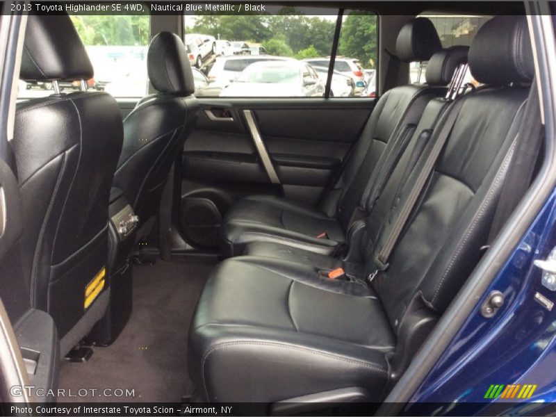 Nautical Blue Metallic / Black 2013 Toyota Highlander SE 4WD