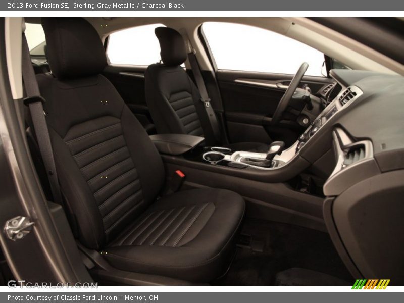 Sterling Gray Metallic / Charcoal Black 2013 Ford Fusion SE