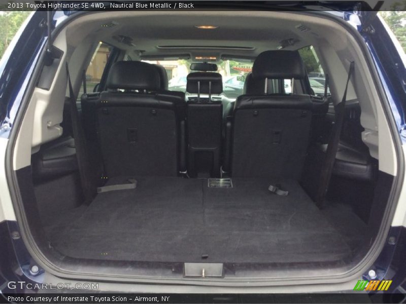 Nautical Blue Metallic / Black 2013 Toyota Highlander SE 4WD