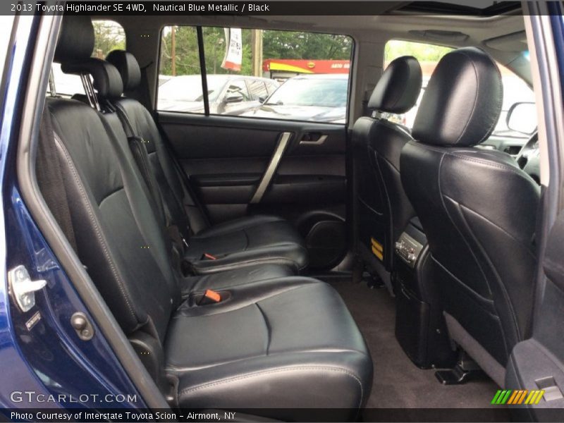 Nautical Blue Metallic / Black 2013 Toyota Highlander SE 4WD