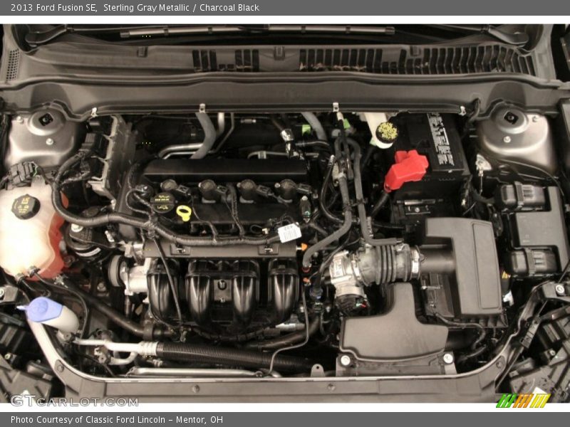 Sterling Gray Metallic / Charcoal Black 2013 Ford Fusion SE