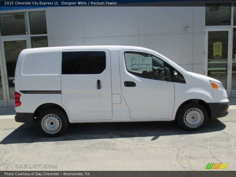 Designer White / Medium Pewter 2015 Chevrolet City Express LS