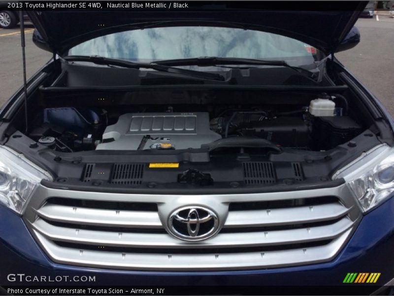 Nautical Blue Metallic / Black 2013 Toyota Highlander SE 4WD
