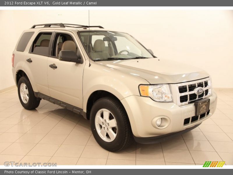 Gold Leaf Metallic / Camel 2012 Ford Escape XLT V6