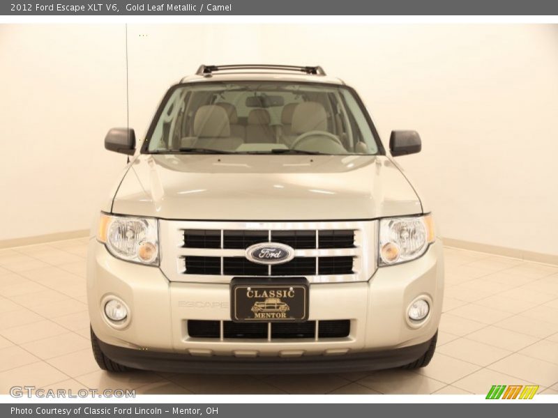 Gold Leaf Metallic / Camel 2012 Ford Escape XLT V6