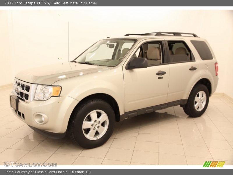 Gold Leaf Metallic / Camel 2012 Ford Escape XLT V6