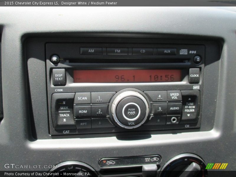 Designer White / Medium Pewter 2015 Chevrolet City Express LS