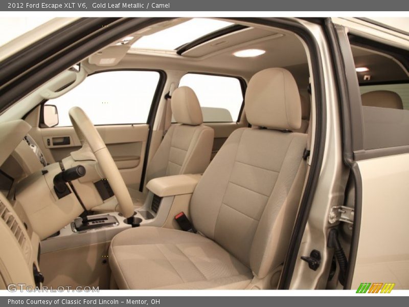 Gold Leaf Metallic / Camel 2012 Ford Escape XLT V6